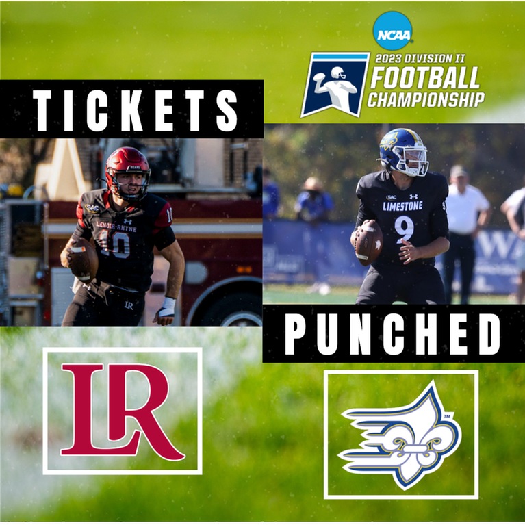 Lenoir-Rhyne and Limestone Punch Tickets to NCAA Division II Football Playoffs