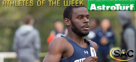 Queens Sweeps South Atlantic Conference AstroTurf Men's Outdoor Track & Field Athlete of the Week Honors