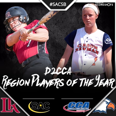 The South Atlantic Conference Sweeps the D2CCA Softball SE Region Player and Pitcher of the Year Honors