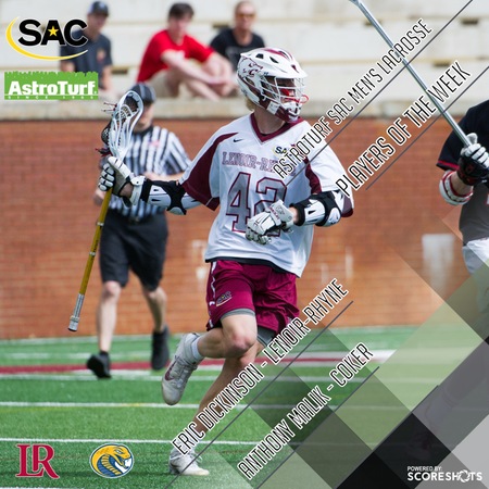 The South Atlantic Conference Announces AstroTurf SAC Men's Lacrosse Players of the Week, March 13