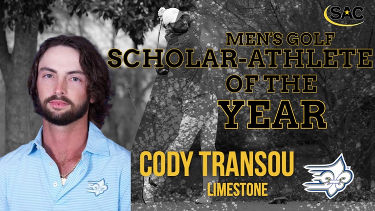 Limestone's Transou Named 2023 South Atlantic Conference Men's Golf Scholar Athlete of the Year