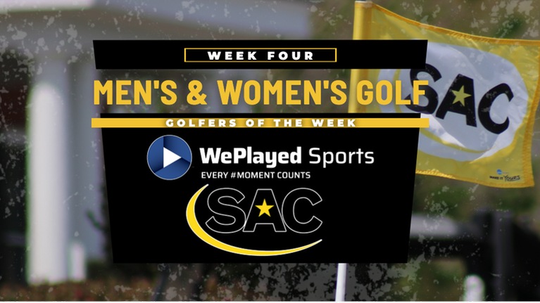 Anderson's McGaha and Lenoir-Rhyne's Finan Named WePlayed Sports Men's and Women's Golfers of the Week