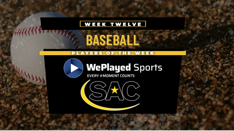 South Atlantic Conference Announces WePlayed Sports Baseball Players of the Week