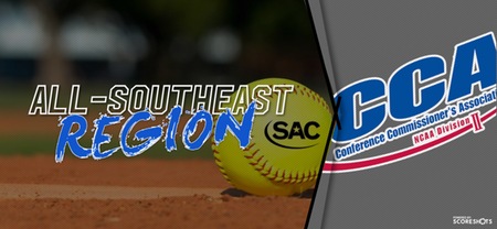 Thirteen SAC Student-Athletes Named to D2CCA Softball All-Southeast Region Teams